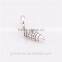 Aaa Cubic Zirconia Custom Jewelry Wholesale Charms European Charm Bracelet Necklace 100% Real 925 Sterling Silver S173 Best Gift