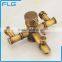 New Design Bathroom Fittings Antique Brass Shower Set
