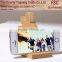 Customized wood cell phone accessory display stand