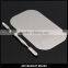 Stainless Steel Pro Oval Cosmetic Makeup Palette Spatula Makeup Artist Pallete Tool for Mix Foundation Shades