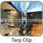 Outdoor Mini plastic trailerTarpaulin clip for camping