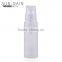 Unique design empty round airless plastic 15ml spray bottle