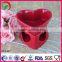Factory wholesale custom ceramic heart shape chocolate fondue set