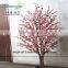 SJZJN 307 Mini Fake Pink Peach Tree for Home Decoration /Mini Bonsai Pink Peach Tree