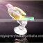 Colorful lovely crystal bird with base as nice crystal souvenir gift/corporate promotional gift