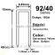 92/40 staples crown: 8.85mm 18GA 92 series Staples, 9240, 9235, 9230, 9225, 9220, 9215 heavy staples