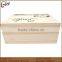Fancy empty wholesale wooden tea packaging box