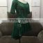 Dark green short sleeve dance dress for sale QQ043