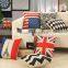 Custom digital printed sofa pillows and cushion back cushion