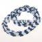 Top quality fashion new design hijab infinity chevron knitted silk scarf