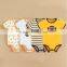 MOM AND BAB 2015 Baby Clothes Set 100% Cotton Embroidery Baby Romper Gift Set 4in1