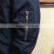 Custom Wholesale Plain Zip Front Bomber Jacket For Children