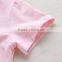 Colorful Baby T-shirt; Short Sleeved Baby clothes with embroidery
