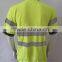 Hi Vis short sleeve safety reflective shirt two-tone generic tape birdeye security polo shirt
