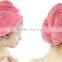 Promotional Prices! Coral fleece hair-drying towel cap Microfiber Hair-drying Cap bathing cap wholesale GVBM5018