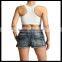 Plain Seamless Cropped TANK TOP Yoga Gym Active Sports Bra white color