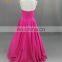 Elegant Strapless A Line Taffeta Long Evening Prom Dress