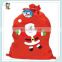 Cheap Felt Red Santa Xmas Drawstring Christmas Gifts Bags HPC-1069