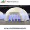 Party Inflatable Disco Dome Tent with LED Light / White Inflatable Domes Airtight Tent