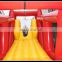 Funny inflatable sport games,large outdoor inflatable rope way,inflatable zip line slide for kids and adult