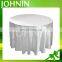 hot selling wholesale customized plain color satin round table cloth