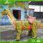 Kids amusement animatronic dinosaur ride walking happy rides on animal for sale