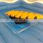 Exercise surfboard simulator rides inflatable game