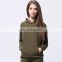 T-WH520 Women Cotton Jersey Fitted Hoodie Plain Pullover Sweatshirts