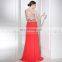 Wholesale Beaded Chiffon Two Piece Prom Dress Plus Size Prom Dresses LX371