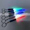 Factory price customized logo acrylic lightsaber LED keychain