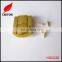 Shiny gold metal lock for wooden box