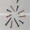 Countersunk cross head self drilling screw for metal
