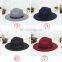 Wool Felt Brim Fedora Hat Men's Felt Cap Custom Wool Fedora Felt Hats Men Women Crushable Wide Brim Fedora Felt Hat