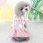Woolen yarn pet sweater dress wholesale blank polka dot dog sweater