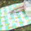 Custom Recyclable Portable Printed Quilted Picnic Blanket Large Blanket With Tote Outdoor Waterproof Aluminum Coating