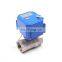 High Grade DC 6V Mini Solenoid Mixing Hot Water Motorize SS Ball Valve