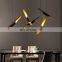 Modern bamboo light shade ceiling chandelier lights led chandelier