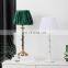 Hot sale hotel home decor gold metal table lamp luxury classic resin desk lamp