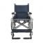 folding steel manual wheelchair lightweight wheelchair with backrest for disabled