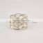 Bling Silver Metal Elegant Bulk Wholesale Factory Promotion Price Make Wedding Napkin Rings