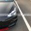 Carbon fiber headlight eyebrows eyelids cover for tesla model 3 accessory body kits