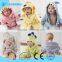 High Quality Hodded Cute Baby Bathrobe with Nice bath robe