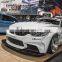 BM 4 series  F82 M4 body kit for F82 M4 to LB style with carbon finber front spoiler over fenders rear wing and diffuser