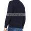 Merino Wool Men's Stand Collar Sweater ,1/4 Zip Wool Pullover Sweater