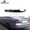 Carbon Fiber W203 Rear Diffuser Dual Pipes Single Outlet For Mercedes Benz W203