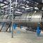 Belt vacuum powder continuous dryer for strongly simulating materials