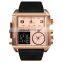 2018 Trendy analog digital wristwatches custom men watch Skemi 1391 genuine leather watch strap luxury relojes hombre