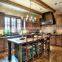 Contemporary modern european style pull down basket classic oak storage shaker kitchen cabinet