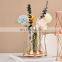 Flower Vases Plant Clear Modern Luxury Rose Gold Wedding Metal Nordic Crystal & Glass Flower Vases Decoration For Home Decor
