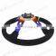 Black Stitching 350mm Deep Corn Rally Steering Wheel Leather Steering Wheel Racing